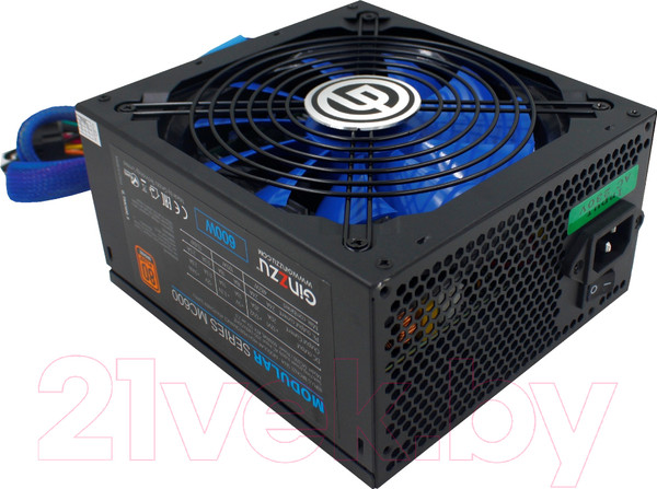 Изображение товара Блок питания для компьютера Ginzzu MC600 600W