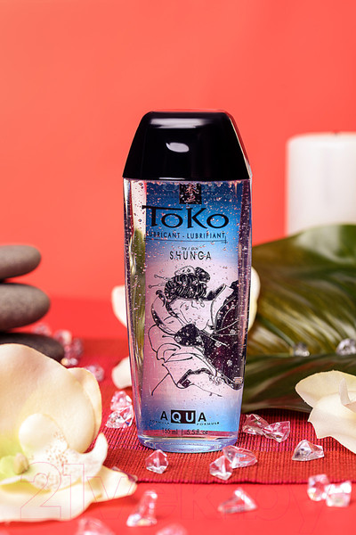Изображение товара Лубрикант-гель Shunga Toko Aqua на водной основе ультра-шелковистый (165мл)