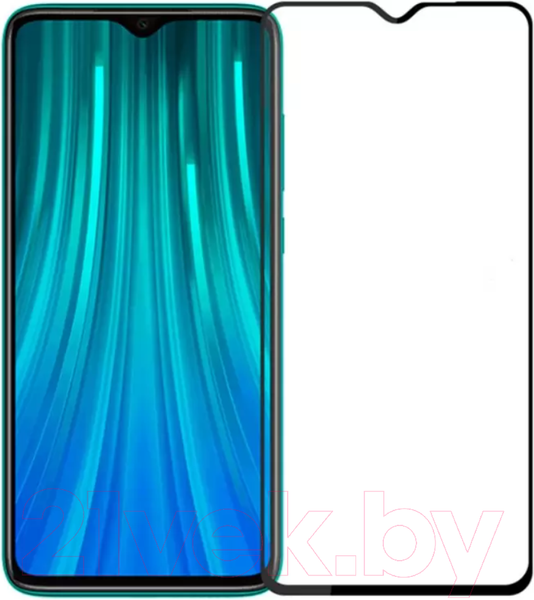 Изображение товара Защитное стекло для телефона Case Full Glue для Redmi Note 8 Pro (черный глянец)