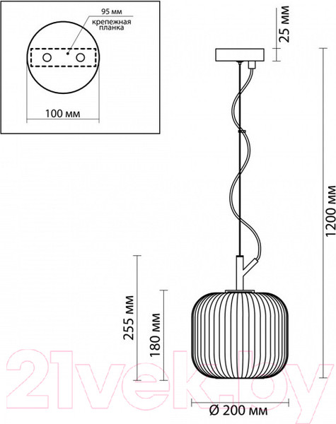 Изображение товара Потолочный светильник Odeon Light Roofi 4753/1