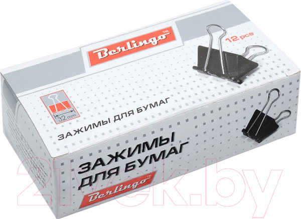 Изображение товара Зажим для бумаги Berlingo Металлический / BC1232