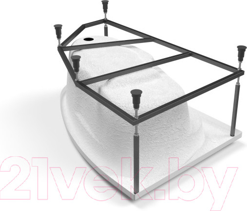 Изображение товара Ванна акриловая Cersanit Joanna 140x90 L (с каркасом)