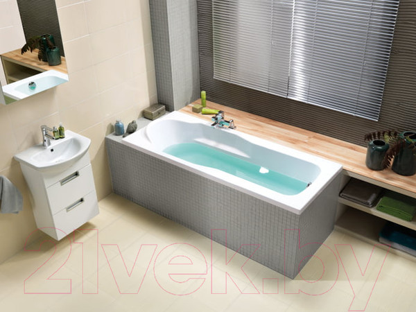 Изображение товара Ванна акриловая Cersanit Santana 150x70 (с каркасом и 2 экранами)