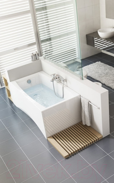 Изображение товара Ванна акриловая Cersanit Virgo 150x75 / WP-VIRGO-150-W (без ножек)