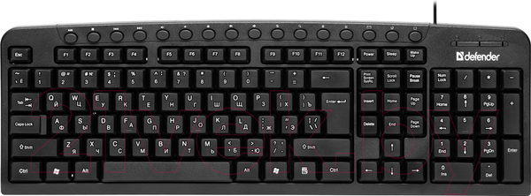 Изображение товара Клавиатура Defender Focus HB-470 USB / 45470 (черный)