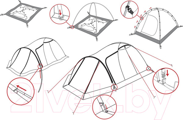 Изображение товара Палатка Alexika Tower 3 Plus / 9126.3901