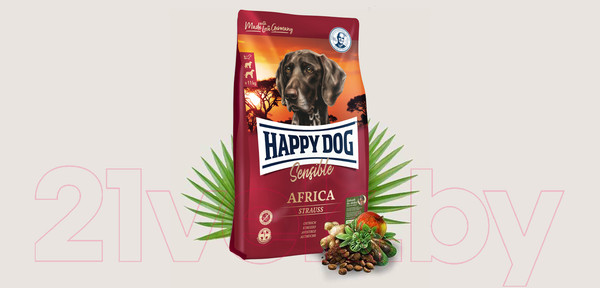 Изображение товара Сухой корм для собак Happy Dog Africa / 03547 (4кг)