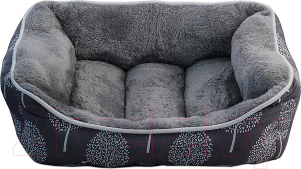 Изображение товара Лежанка для животных Triol Сказочный лес / 31931045 (S, серый)