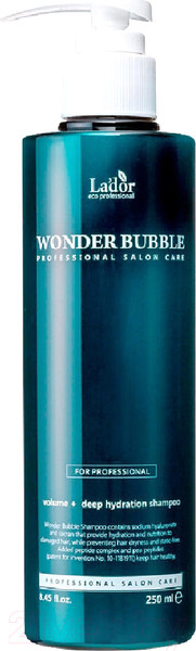 Изображение товара Шампунь для волос La'dor Wonder Bubble увлажняющий (250мл)