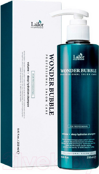 Изображение товара Шампунь для волос La'dor Wonder Bubble увлажняющий (250мл)