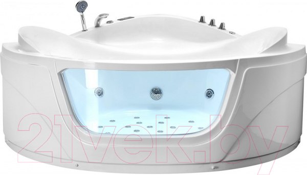 Изображение товара Ванна акриловая Gemy G9247 K 165x165 (с гидромассажем)