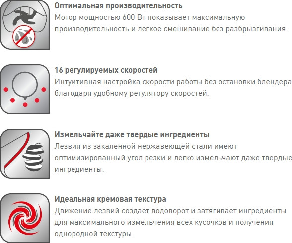 Изображение товара Блендер погружной Tefal Optitouch HB833132