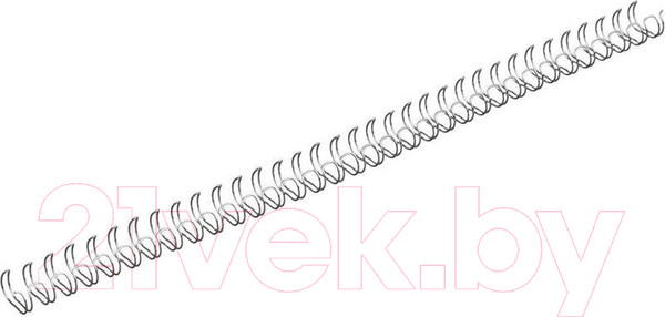 Изображение товара Пружины для переплета D&A art D22.2 (7/8") на 23 отверстия (серебристый)