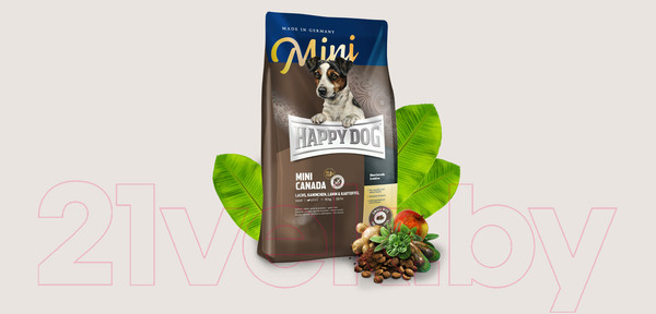 Изображение товара Сухой корм для собак Happy Dog Mini Canada / 60330 (4кг)