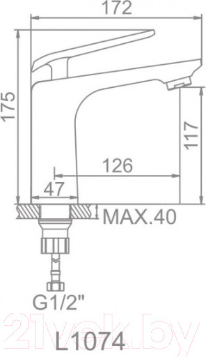 Изображение товара Смеситель Ledeme L1074