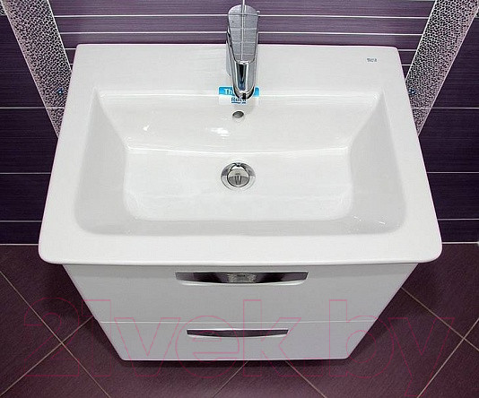 Изображение товара Тумба с умывальником Roca The Gap 60 / A327472000 + ZRU9302879 (белый глянец)