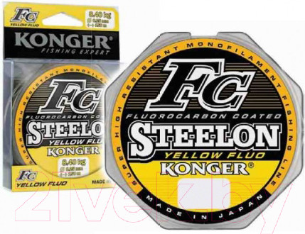 Изображение товара Леска монофильная Konger Steelon Fc Yelow 0.30мм 150м / 246150030