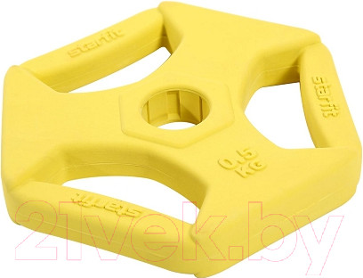 Изображение товара Диск для штанги Starfit BB-205 (0.5кг, желтый)