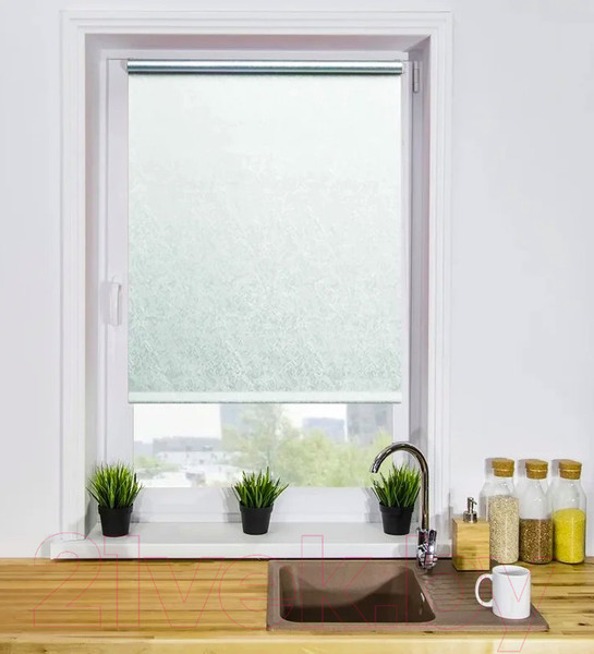Изображение товара Рулонная штора Lm Decor Саванна LM 88-02 61x160 (светло-серый)