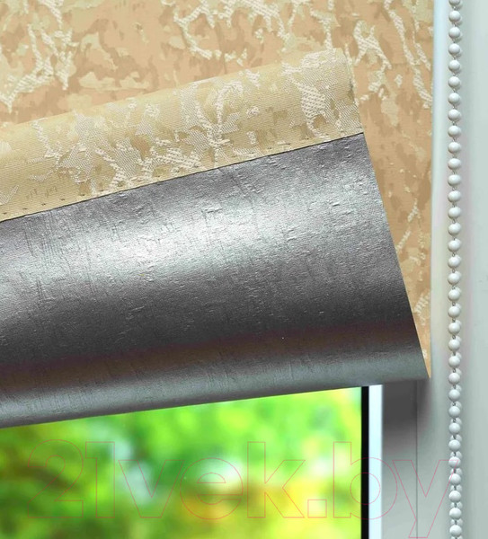 Изображение товара Рулонная штора Lm Decor Саванна LM 88-04 57x160 (бежевый)