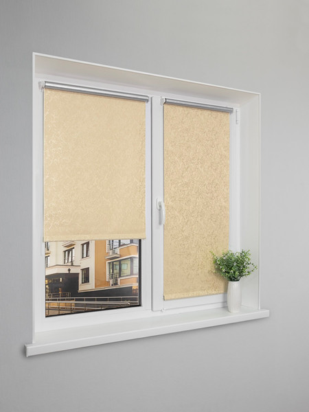 Изображение товара Рулонная штора Lm Decor Саванна LM 88-04 150x170 (бежевый)