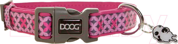 Изображение товара Ошейник DOOG Toto / COLPBS-L (розовый с узором)