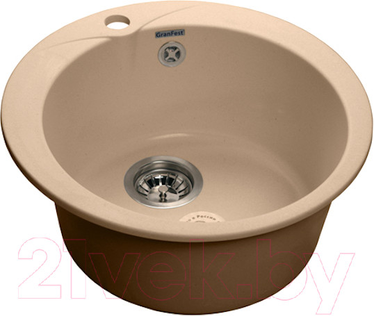 Изображение товара Мойка кухонная GranFest Rondo GF-R480 (топаз)