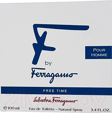 Изображение товара Туалетная вода Salvatore Ferragamo F By Free Time (100мл)