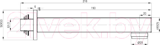 Изображение товара Излив Deante NAC 082K