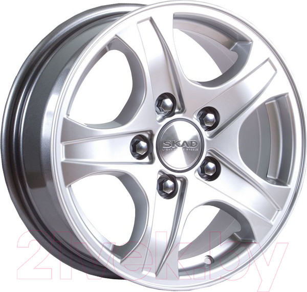 Изображение товара Литой диск SKAD Калипсо 16x6.5" 5x139.7мм DIA 98.5мм ET 43мм Селена