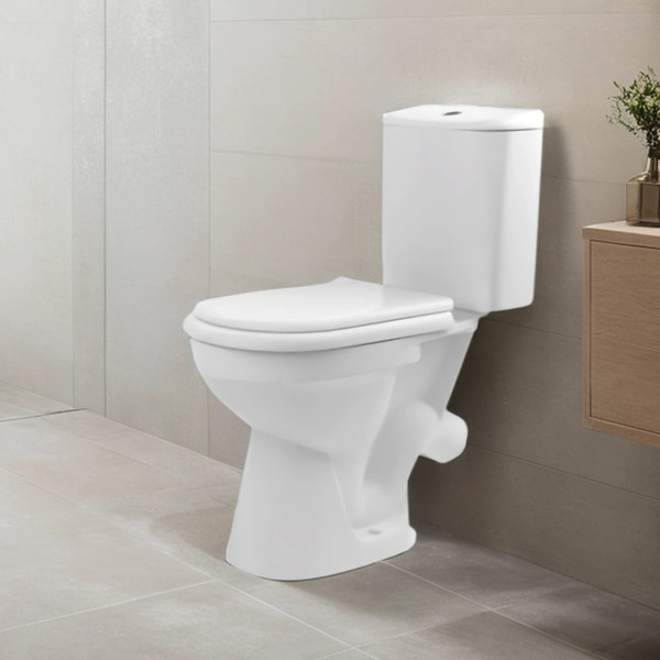 Изображение товара Унитаз напольный Керамин Рива Инкоер (с полипропиленовым сиденьем)