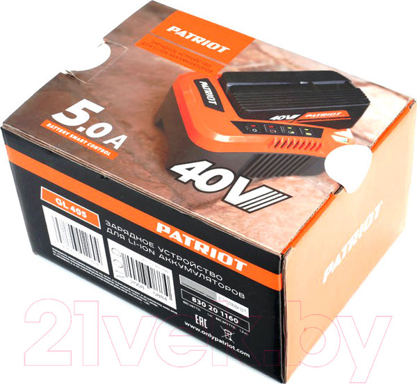 Изображение товара Зарядное устройство для электроинструмента PATRIOT GL 405 40В