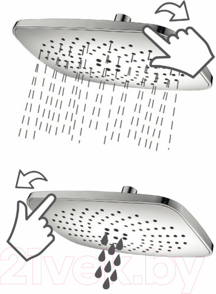 Изображение товара Лейка верхнего душа Deante Peonia NAC 03PK