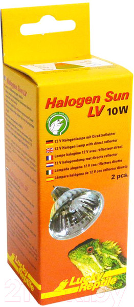 Изображение товара Набор ламп для террариума Lucky Reptile Halogen Sun / HSL-10 (2шт)