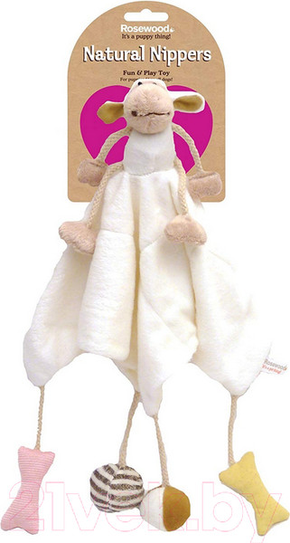 Изображение товара Игрушка для собак Rosewood Мульти одеяло с игрушками / 20542/RW (белый)