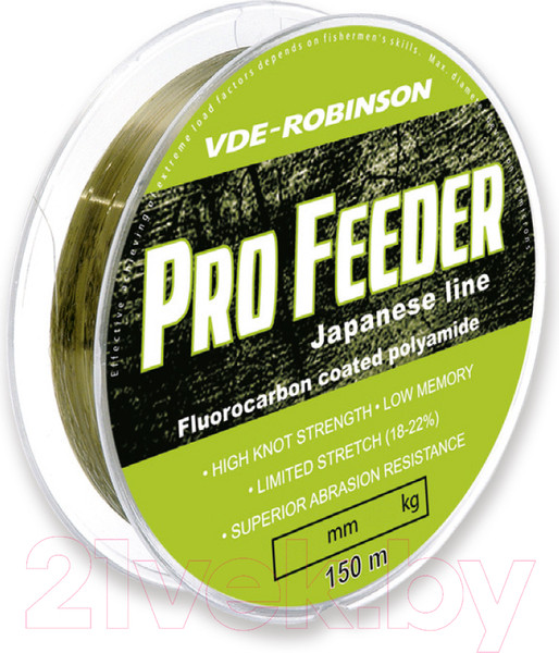 Изображение товара Леска монофильная Robinson VDE-R Pro Feeder 0.245мм 150м / 55-AF-245
