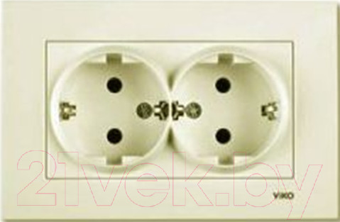Изображение товара Розетка Viko Karre / 90960156 (кремовый)