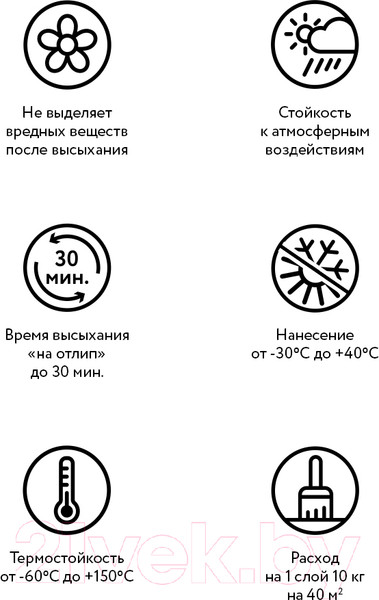 Изображение товара Краска Elcon Smith до 150C (800г, шоколад)