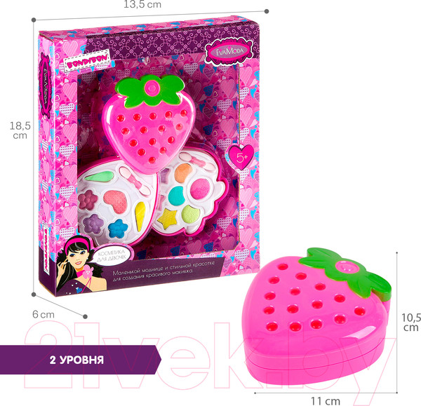 Изображение товара Набор детской декоративной косметики Bondibon Eva Moda ВВ2275
