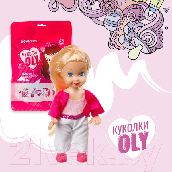 Изображение товара Кукла с аксессуарами Bondibon OLY жокей с лошадкой / ВВ3995