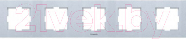 Изображение товара Рамка для выключателей и розеток Panasonic Karre Plus WKTF08152SL-BY