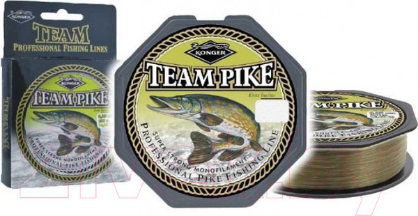 Изображение товара Леска монофильная Konger Team Pike 0.30мм 300м / 214002030