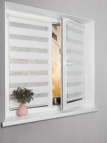 Изображение товара Рулонная штора Lm Decor Марсель ДН LB 25-01 180x185 (белый)