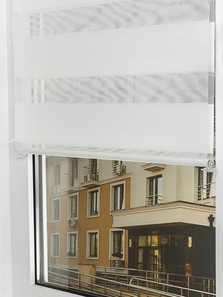 Изображение товара Рулонная штора Lm Decor Марсель ДН LB 25-01 200x185 (белый)