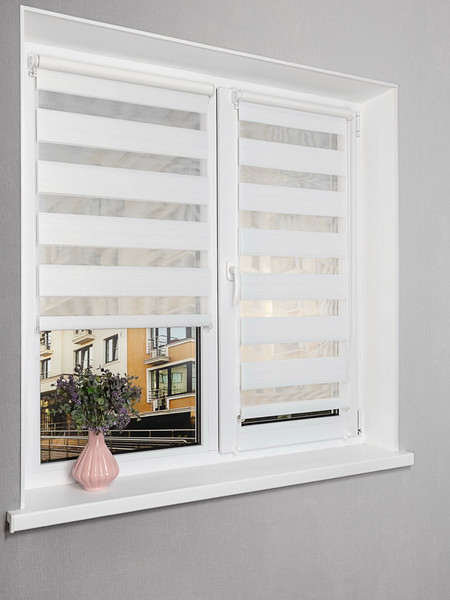 Изображение товара Рулонная штора Lm Decor Марсель ДН LB 25-01 200x185 (белый)
