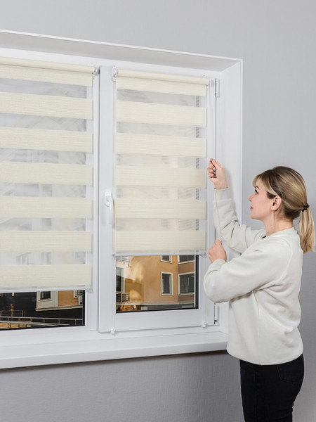 Изображение товара Рулонная штора Lm Decor Марсель ДН LB 25-02 64x215 (бежевый)