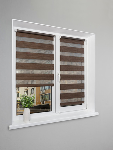 Изображение товара Рулонная штора Lm Decor Марсель ДН LB 25-06 64x215 (коричневый)