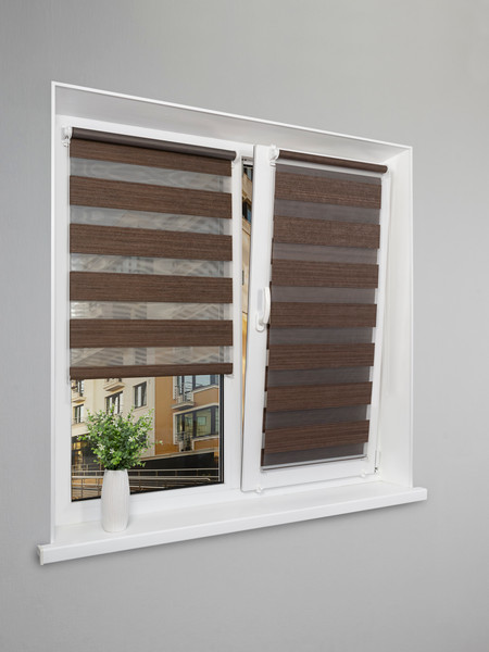 Изображение товара Рулонная штора Lm Decor Марсель ДН LB 25-06 64x215 (коричневый)