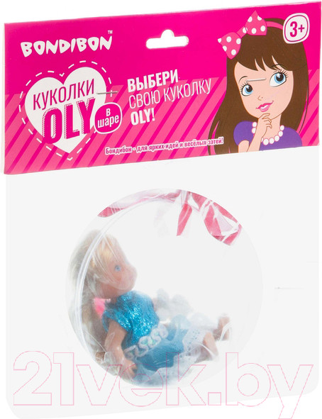 Изображение товара Кукла с аксессуарами Bondibon OLY с собачкой / ВВ3886