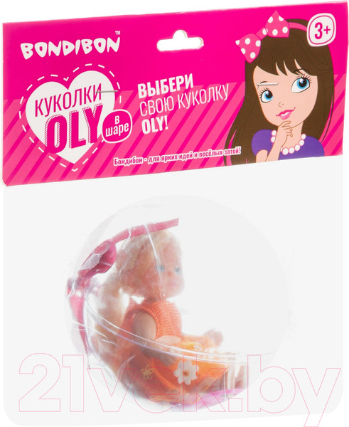 Изображение товара Кукла с аксессуарами Bondibon OLY с собачкой / ВВ3887